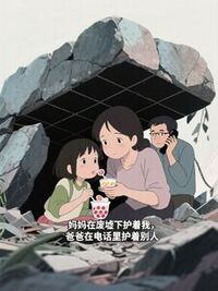 妈妈在废墟下护着我，爸爸在电话里护着别人在线阅读