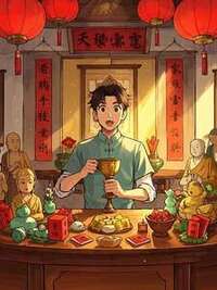 过年祭祖，掷出圣杯的我要被罚五十万？在线阅读