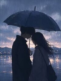 其实雨也没很大，只是他的伞偏向了别人在线阅读